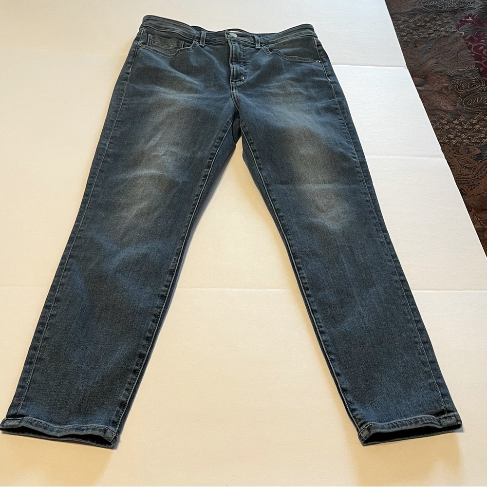 Revtown Womens SZ 30 Blue Denim Jean High Rise Skinny Ankle Stretch Five Pockets